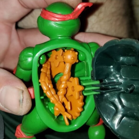 Michelangelo Leonardo Donatello Raphael Storage Shell Complete Lot of 4 FileCard - Picture 4 of 6